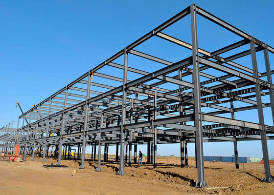 Multi piano della struttura d'acciaio della struttura delle costruzioni leggere prefabbricate ambientali della costruzione