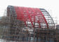 Inquadratura leggera del metallo, grattacielo di vetro della struttura d'acciaio della parete divisoria