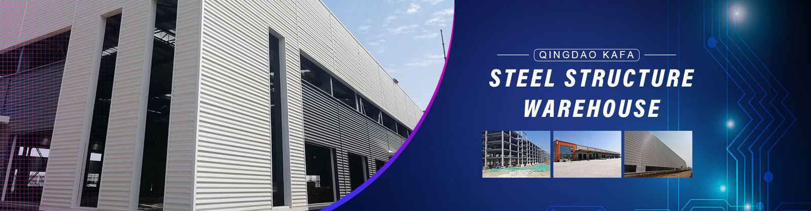 magazzino di struttura in acciaio
