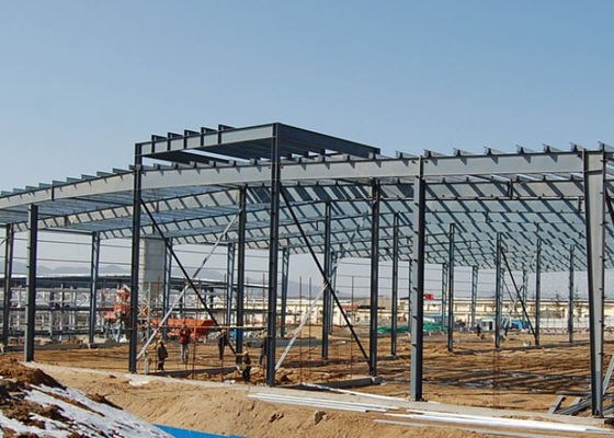 Portata ad alta resistenza della costruzione 30m della struttura d'acciaio di Q345b con la struttura portale