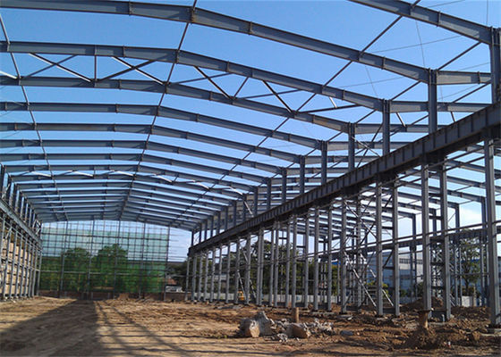 Costruzione del fondamento del magazzino della costruzione del gruppo di lavoro della struttura d'acciaio dell'ampia luce