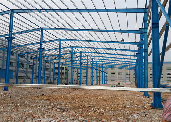 Costruzione d'acciaio pre sviluppata del magazzino, struttura d'acciaio del magazzino portale della struttura
