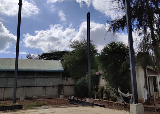 Progetti e fabbrichi il magazzino prefabbricato della struttura d'acciaio di uso di lunga vita in Tanzania