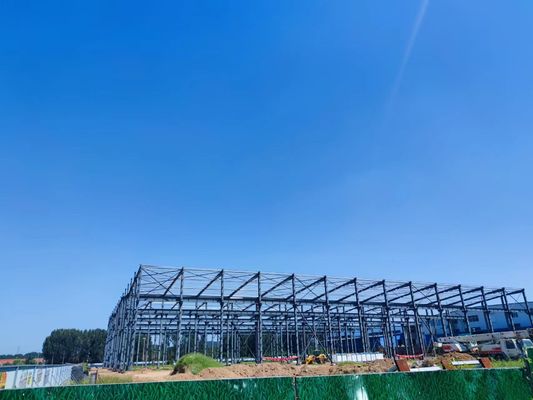 Soluzione di consegna per la costruzione di officine prefabbricate con struttura in acciaio di eccellente design Q235