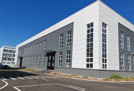 Struttura del telaio in acciaio resistente per la costruzione di magazzini prefabbricati in metallo, alta efficienza e alta stabilità