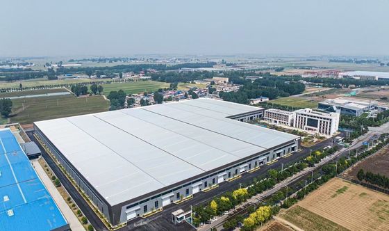 Soluzione di costruzione di magazzini con struttura in acciaio rapida e resistente con telaio rigido