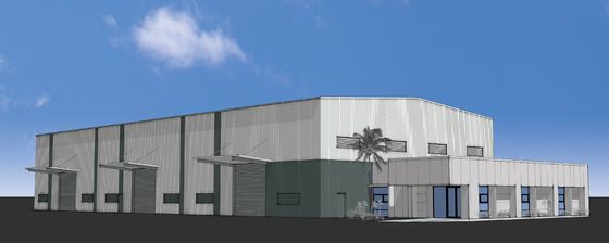 Immagazzino di acciaio prefabbricato industriale personalizzabile Installazione rapida