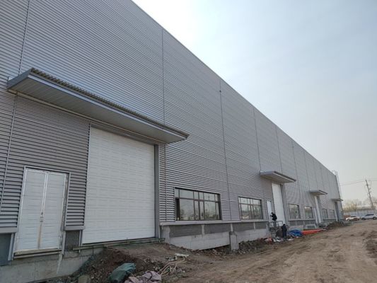 Costruzione in acciaio prefabbricata di dimensioni personalizzate con design ad alta resistenza al vento