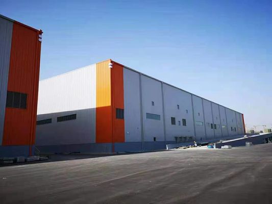 Prefabbricato Gran Canopio Baia di carico Alta struttura in acciaio duratura magazzino