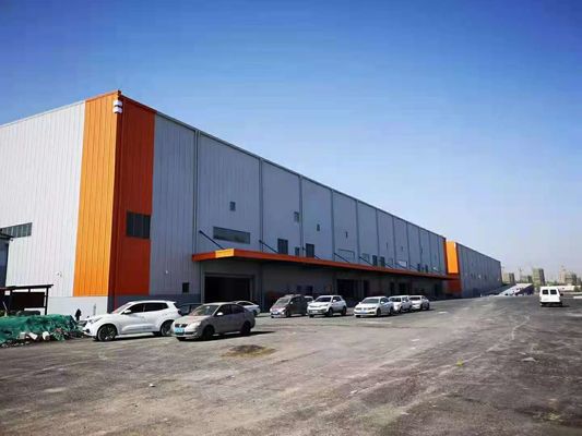 Prefabbricato Gran Canopio Baia di carico Alta struttura in acciaio duratura magazzino