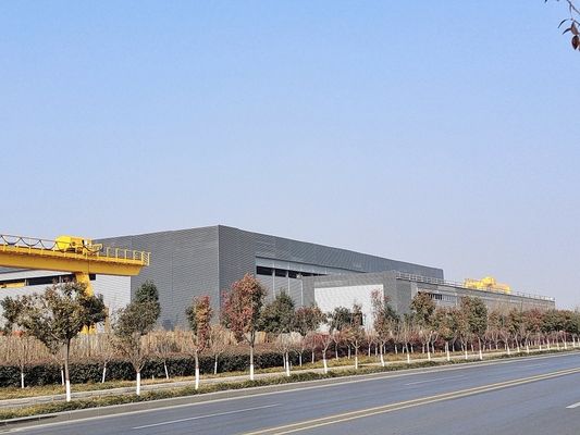 Costruzioni d'acciaio prefabbricate dell'officina di Q355B della struttura portale impermeabile ad alta resistenza del grado