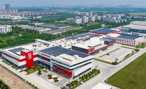 Edificio con struttura in acciaio resistente per magazzino a spazio pulito nell'industria alimentare